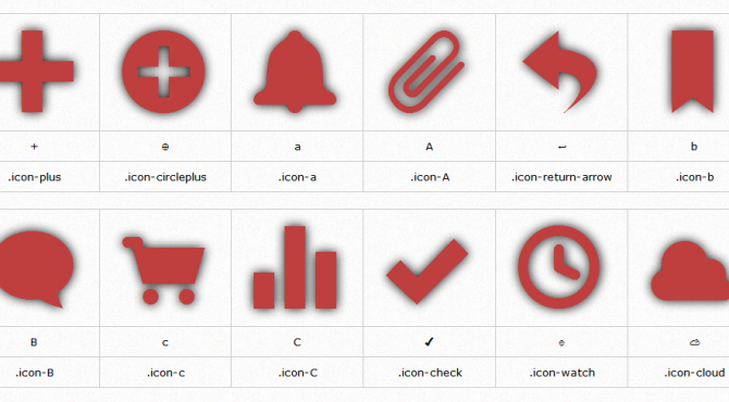 文字也能做图标